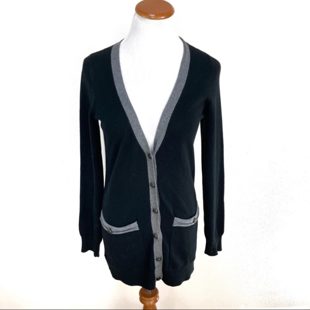 Aritzia‎ Talula Babaton Black V-Neck Long Sleeve Cardigan Women’s Sz Small